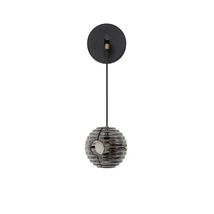 Aplica de perete NovaLuce LAS metal, sticla, negru, auriu, gri, LED 13W, 3000K, 1526 Lm - NL-9009139