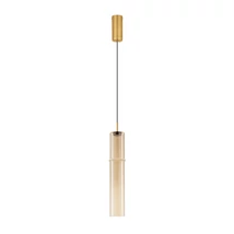 Pendul NovaLuce SANO metal, sticla, auriu, sampanie, LED, 3W, 180lm, 3000K - NL-9009166