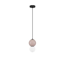 Pendul NovaLuce NOESIS metal, sticla, negru, maro, LED, 4W, 240lm, 3000K - NL-9009200