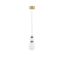 Pendul NovaLuce PALO metal, sticla, auriu, multicolor, LED, 12W, 720lm, 3000K - NL-9009205