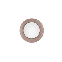 Aplica de perete pentru baie NovaLuce ORBIQUE porcelan, sticla, maro, alb, G9, IP44 - NL-9009210