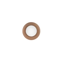 Aplica de perete pentru baie NovaLuce ORBIQUE porcelan, sticla, maro, alb, G9, IP44 - NL-9009216