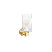 Aplica de perete NovaLuce CERTA metal, sticla, auriu, transparent, E27 - 9009277
