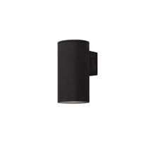 Aplica de perete exterioara NovaLuce Alp metal, sticla, negru, LED, 3000K, 10W, 600lm, IP67 - NL-9010008