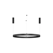 Sina magnetica suspendata NovaLuce SONIK metal, negru, LED, 3000K, 55W, 3275lm - 9010181