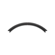 Sina magnetica incastrata NovaLuce CURVE metal, negru - 9010191