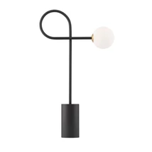 Veioza NovaLuce DEDALO metal, sticla, negru, alb, G9 - NL-9010223