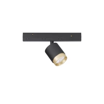 Sursa de lumina pentru sine magnetice SLIM NovaLuce SLIM metal, negru, auriu, LED, 48V, 4000K, 5W, 310lm - 9010312