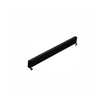 Decor exterior NovaLuce Wall metal, sticla, negru, transparent, LED, 3000K, 36W, 3670lm, IP67 - NL-9011161