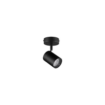 Plafoniera de baie NovaLuce ALMA metal, negru, GU10, IP44 - NL-9011313
