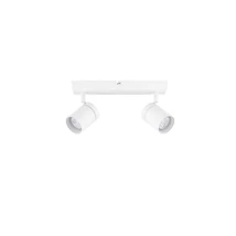 Plafoniera de baie NovaLuce ALMA metal, alb, GU10, IP44 - NL-9011316