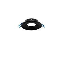 Spot incastrat NovaLuce ANTALYA metal, negru, GU10, IP44 - NL-9011355