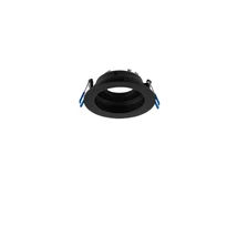 Spot incastrat NovaLuce SELENITE metal, negru, GU10 - NL-9011362