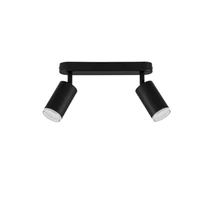 Plafoniera pentru baie NovaLuce MAO metal, negru, GU10, IP44 - NL-9011416