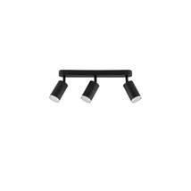 Plafoniera pentru baie NovaLuce MAO metal, negru, GU10, IP44 - NL-9011418