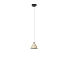Pendul NovaLuce CONICO metal, negru, auriu, GU10 - 9011430