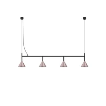 Pendul NovaLuce CONICO metal, negru, maro, GU10 - 9011433