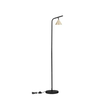 Lampadar NovaLuce CONICO metal, negru, auriu, GU10 - NL-9011436
