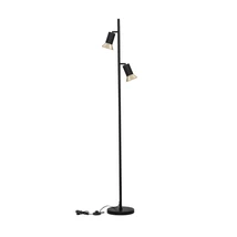 Lampadar NovaLuce LUVIA metal, negru, auriu, GU10 - NL-9011450