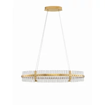 Pendul NovaLuce KEZO metal, sticla, auriu, transparent, LED, 45W, 3500K, 4402 Lm - NL-9019736