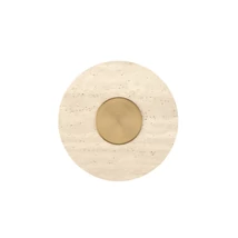 Aplica de perete NovaLuce EMBER metal, piatra, auriu, bej, LED, 14W, 3000K, 927Lm - 9019753