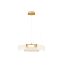 Pendul NovaLuce AIDER metal, auriu, LED, 34W, 3000K, 2146 Lm - NL-9019758