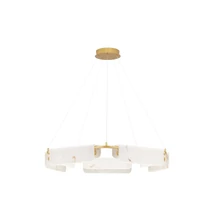Pendul NovaLuce AIDER metal, auriu, LED, 45W, 3000K, 2707 Lm - NL-9019759