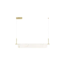 Pendul NovaLuce AIDER metal, auriu, LED, 35W, 3000K, 2219 Lm - NL-9019760