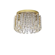 Plafoniera NovaLuce CELYSIA metal, cristal, auriu, LED, 34W, 3500K, 2358 Lm - NL-9019764