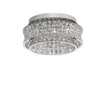 Plafoniera NovaLuce CELYSIA metal, cristal, crom, LED, 46W, 3500K, 3465 Lm - NL-9019769