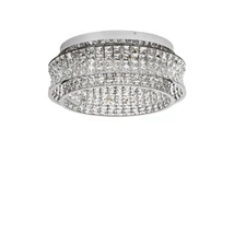 Plafoniera NovaLuce CELYSIA metal, cristal, crom, LED, 56W, 3500K, 4120 Lm - NL-9019771