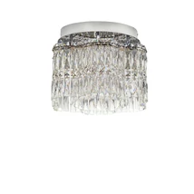 Plafoniera NovaLuce NUVIA metal, cristal, crom, LED, 28W, 3500K, 1680 Lm - NL-9019780