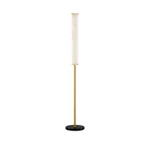 Lampadar NovaLuce NOLIA  metal, imitatie alabastru, marmura, negru, auriu, LED, 20W, 3000K, 1336Lm - 9019818