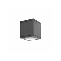 Plafoniera exterioara NovaLuce Cerise metal, sticla, gri, GU10, IP54 - NL-9020022