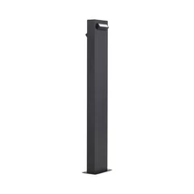 Lampadar exterior NovaLuce Brigitta metal, plastic, negru, LED, 3000K, 9W, 571lm, IP65 - NL-9020924