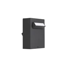 Aplica de perete exterioara NovaLuce Brigitta metal, plastic, negru, LED, 3000K, 9W, 571lm, IP65 - NL-9020926