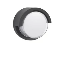 Aplica de perete exterioara NovaLuce Max plastic, gri, LED, 3000K, 12W, 430lm, IP65 - NL-9026002