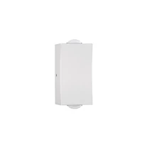 Aplica de perete exterioara NovaLuce Dewei metal, plastic, alb, LED, 3000K, 2x2W, 400lm, IP54 - NL-9026118
