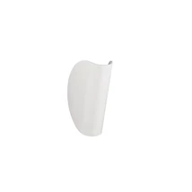Aplica de perete exterioara NovaLuce Arabella metal, sticla, alb, transparent, LED, 3000K, 6W, 398lm, IP54 - NL-9026119