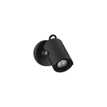 Aplica de perete exterioara NovaLuce Kimiko metal, sticla, negru, transparent, GU10, IP54 - NL-9026126