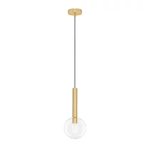 Pendul NovaLuce AMELIA metal, sticla, auriu, transparent, G9 - NL-9028832