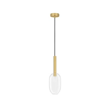 Pendul NovaLuce AMELIA metal, sticla, auriu, transparent, G9 - NL-9028833