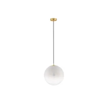 Pendul NovaLuce JIAN metal, sticla, auriu, alb, E27 - NL-9028836