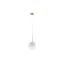 Pendul NovaLuce JIAN metal, sticla, auriu, alb, E27 - NL-9028837