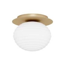 Plafoniera NovaLuce ALLEN metal, sticla, auriu, alb, E27 - NL-9028846