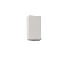 Aplica de perete exterioara NovaLuce BOXY metal, sticla, alb, LED, 6W, 312lm, 3000K, IP65 - NL-9030151