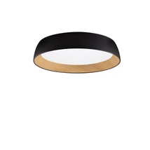 Aplica de tavan NovaLuce SIGI metal, lemn, acril, negru, LED, 50W, 3000K, 4201 Lm - NL-9030505