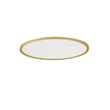 Aplica de tavan NovaLuce AOTON metal, acril, auriu, alb, LED Triac, 55W, 2700-3000K, 4661 Lm - NL-9030513