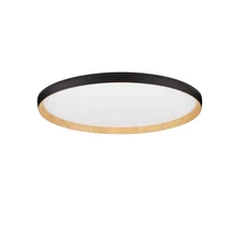Aplica de tavan NovaLuce VOMOS metal, lemn, acril, negru, alb, LED Triac, 55W, 2700-3000K, 4760 Lm - NL-9030517