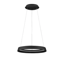 Pendul NovaLuce ORMI metal, acril, negru, LED Triac, 38W, 2700-3000K, 2564 Lm - NL-9030519